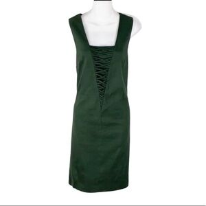 ANTONIO MELANI Green Sleeveless Dress